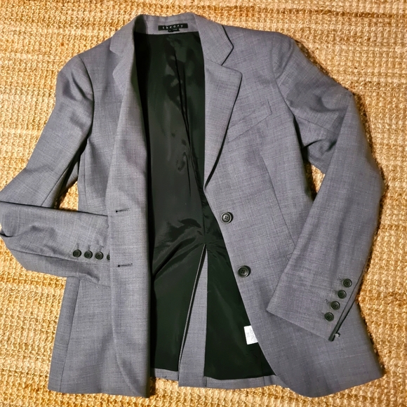 Theory Grey Blazer Size 10 - Picture 6 of 10